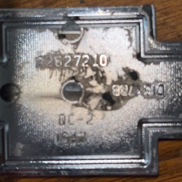 Chevy Blue Bowtie Emblem Genuine OEM - Picture 4 of 5